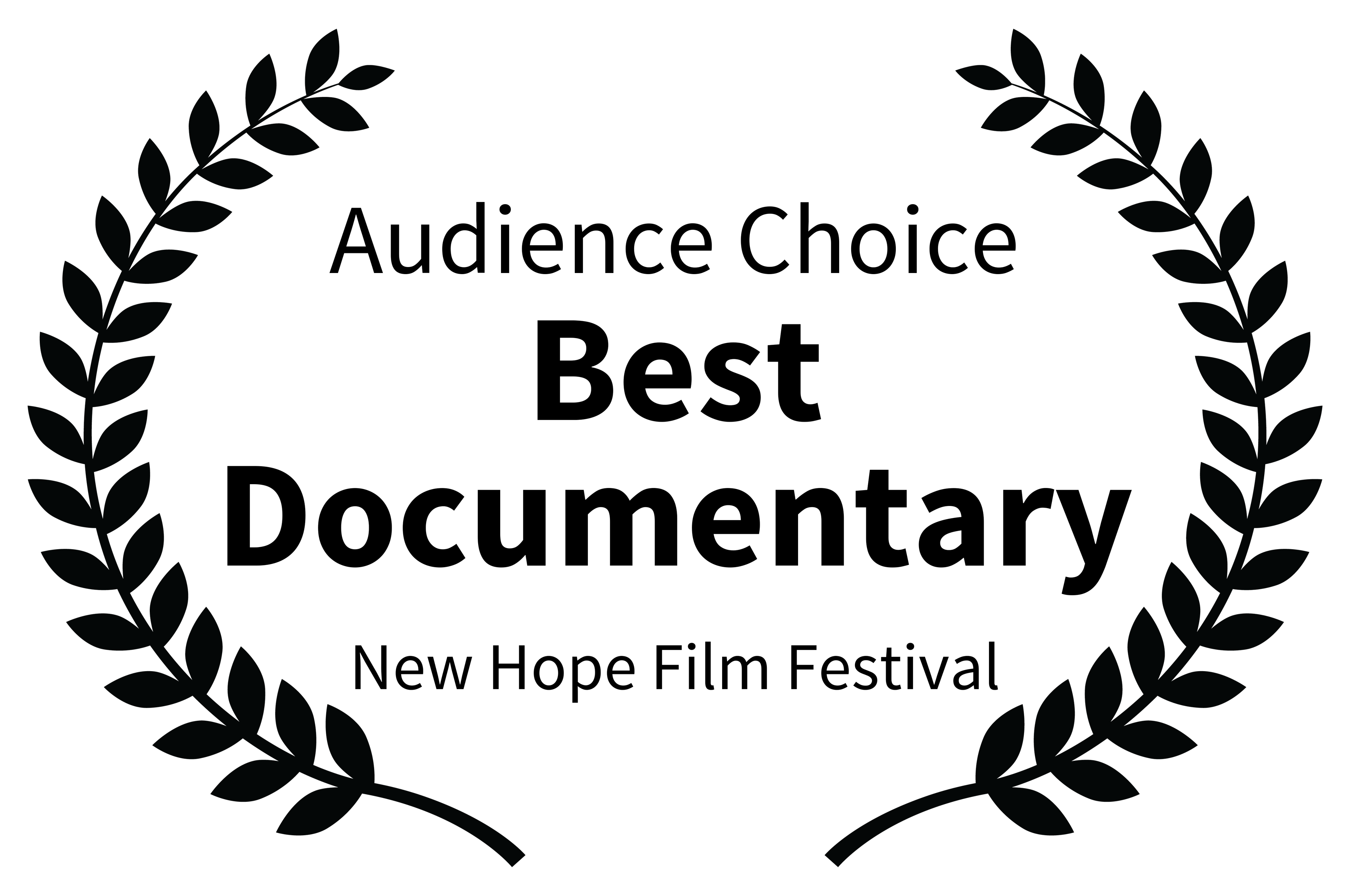 Audience Choice Best Documentary New Hope Film Festival