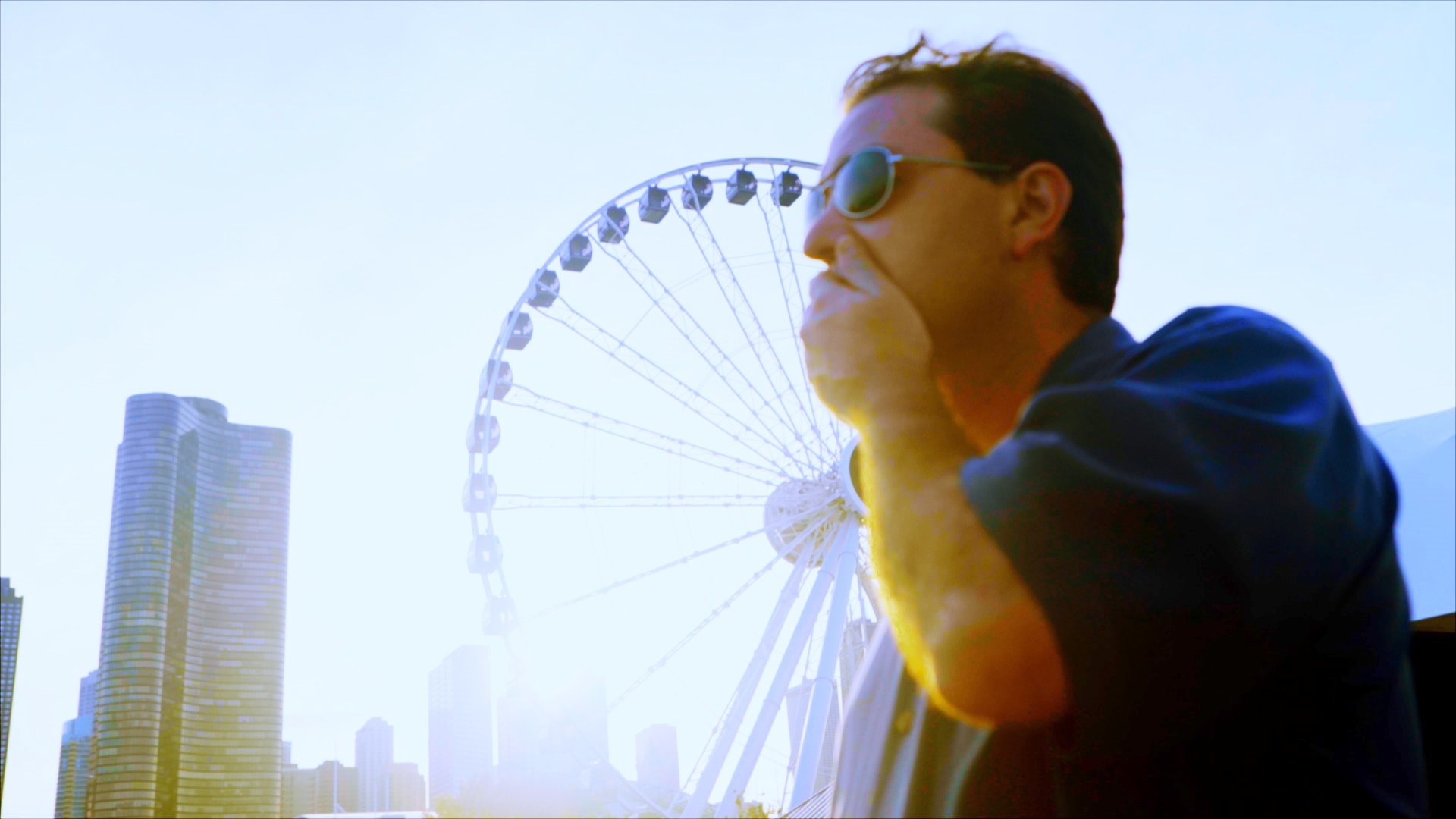 BTS Ferris wheel cityscape